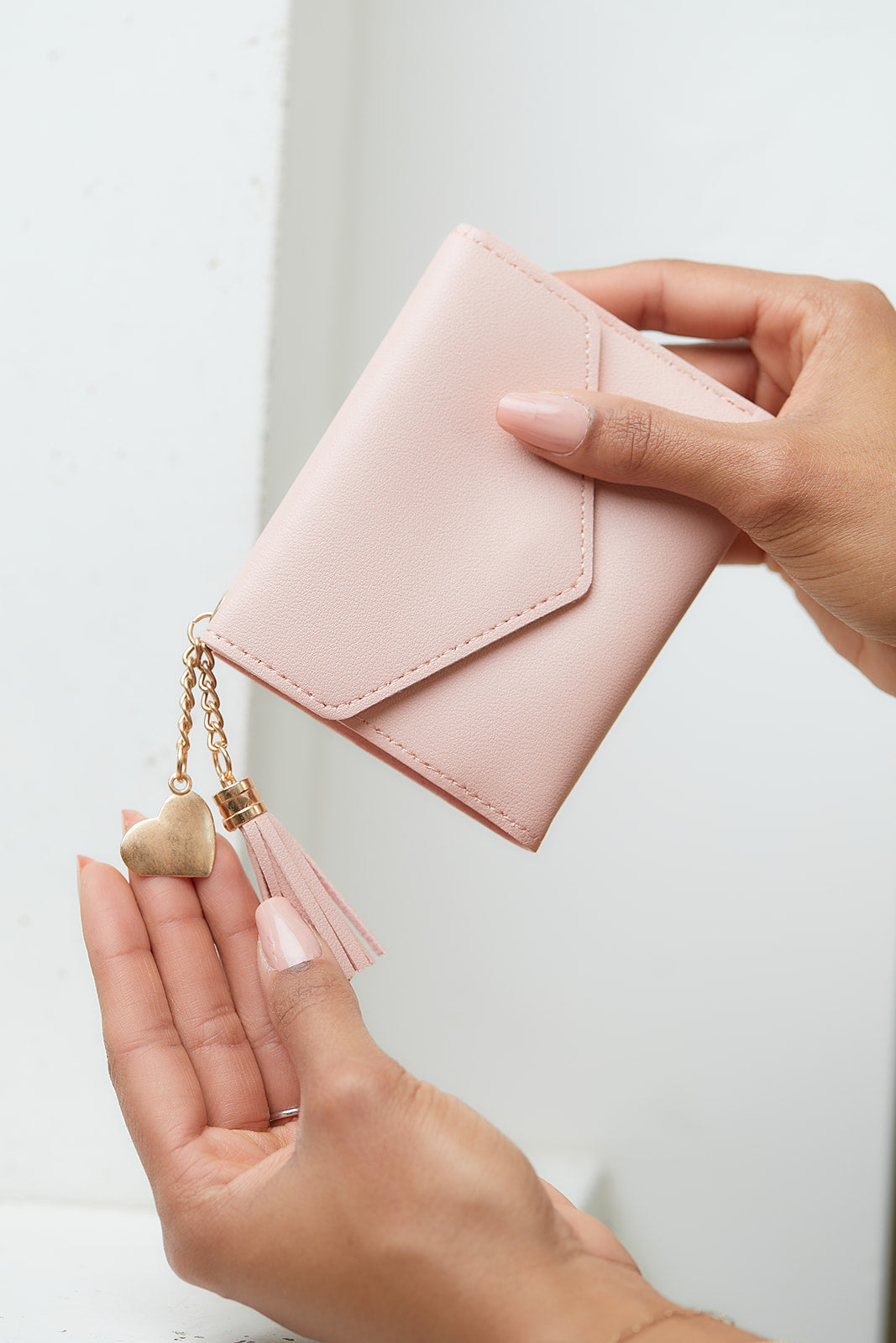 Love Letter Wallet in Mauve