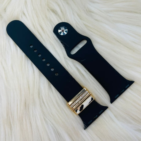 Black Charmed Watch Band