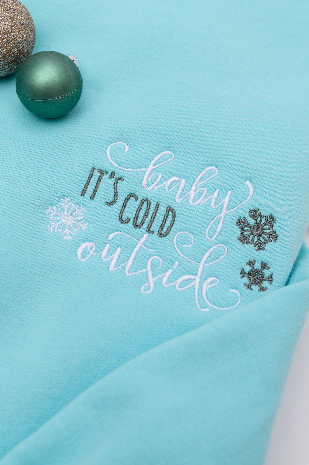 PREORDER: It's Cold Outside Embroidered Sweatshirt