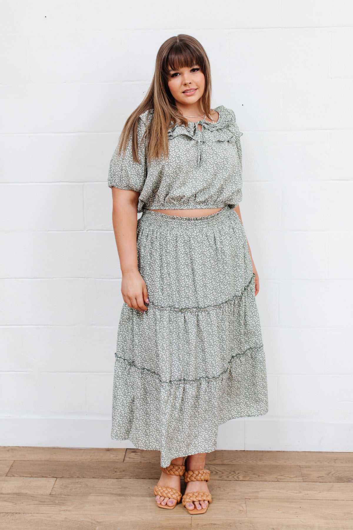 Golden Hour Skirt in Sage