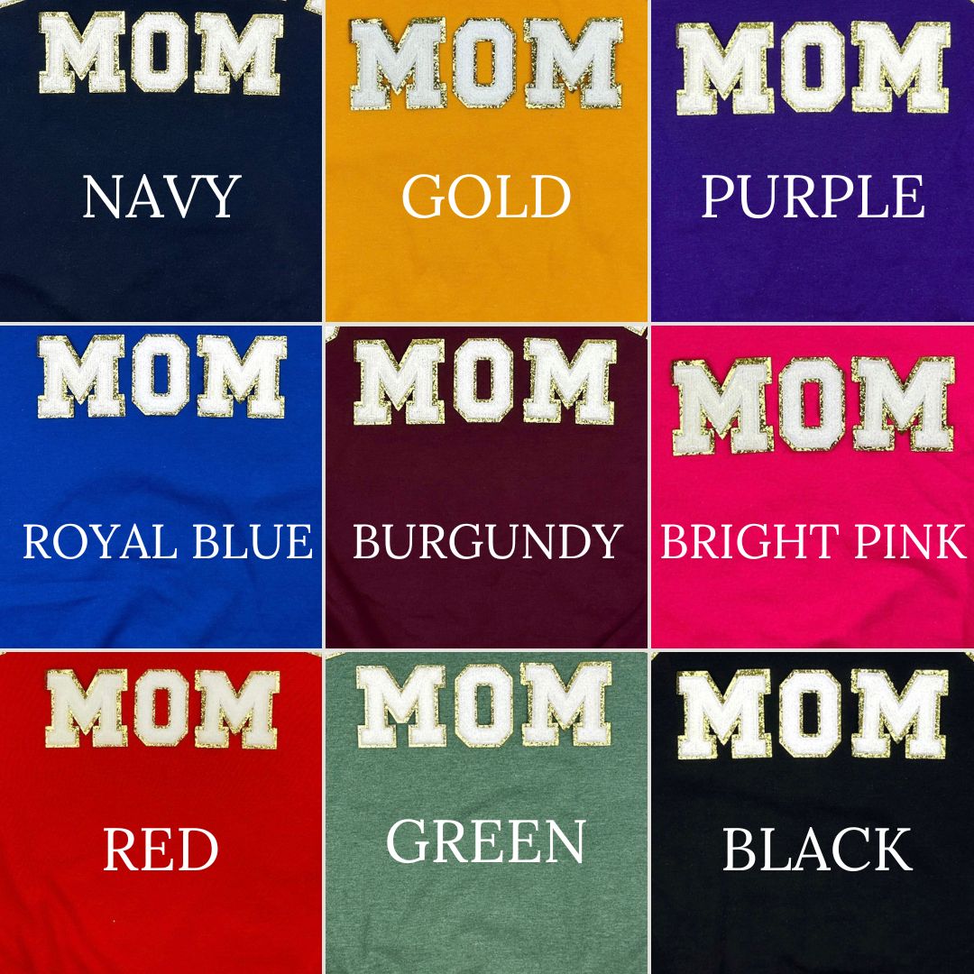 PREORDER: Baller Mom Chenille Patch Sweatshirt