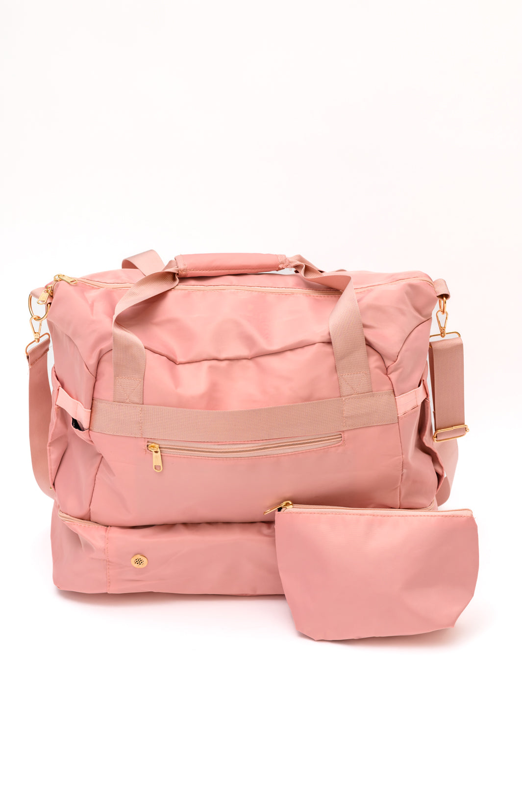 Travel Bestie Duffel in Pink