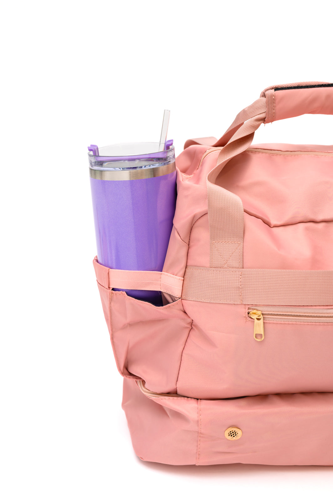 Travel Bestie Duffel in Pink