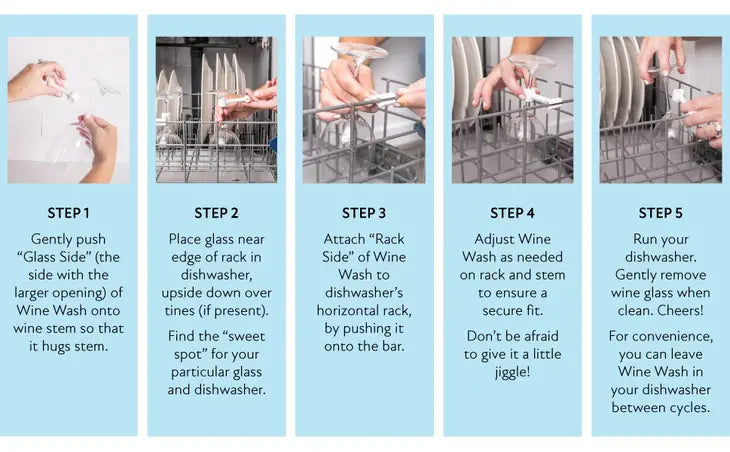 Wine Wash Dishwasher Attachment